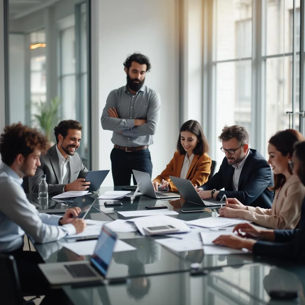 Equipo de AuditSys en reunión estratégica